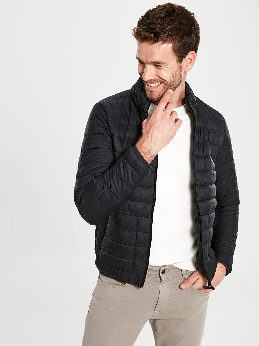 Man BLACK Puffer Coat-2