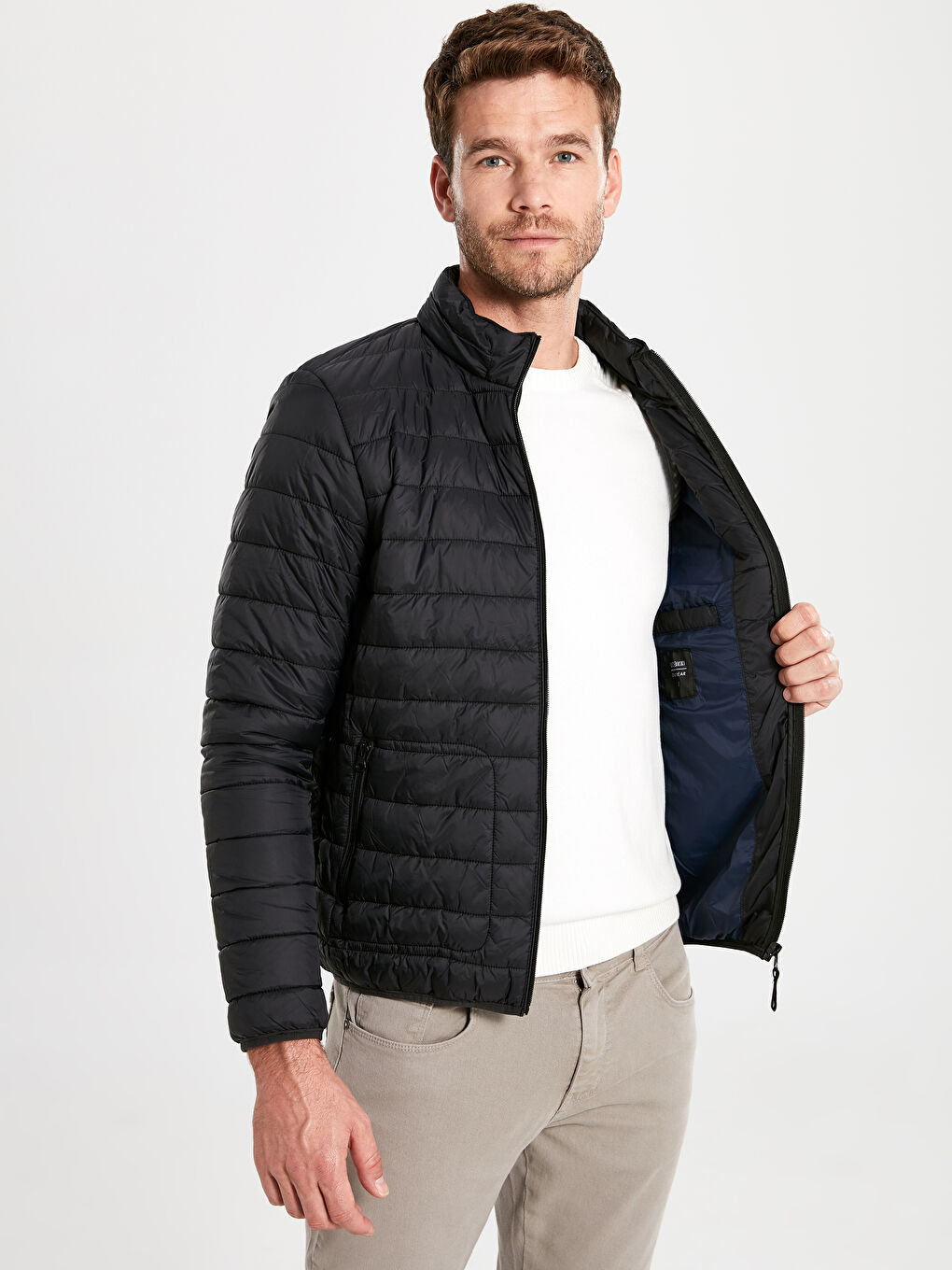 Man BLACK Puffer Coat-3