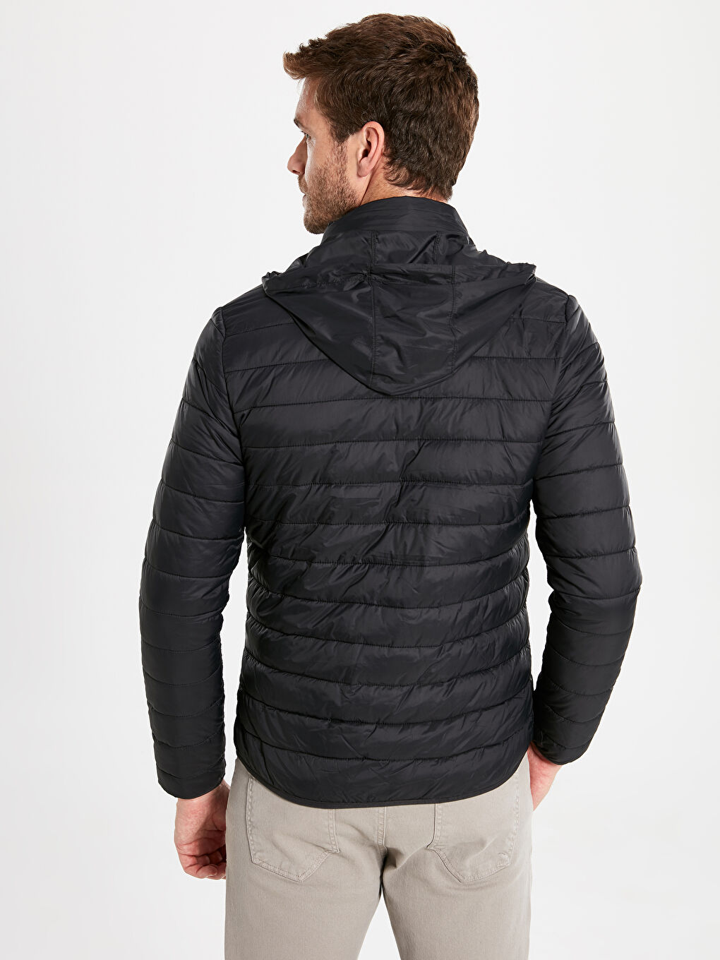 Man BLACK Puffer Coat-5
