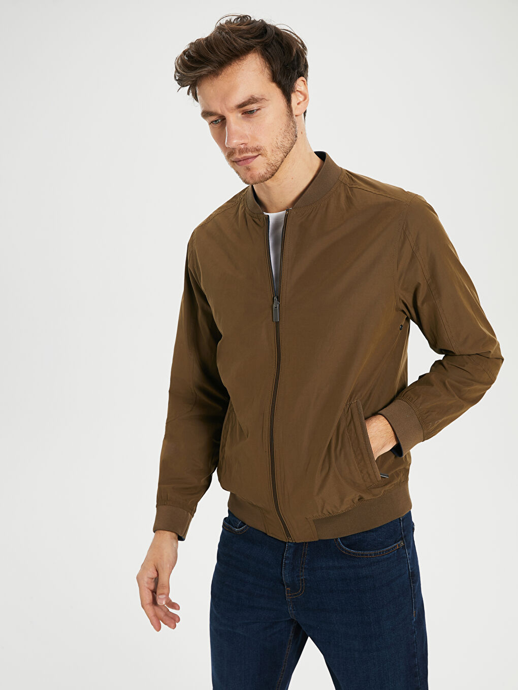 Man KHAKI Coat-4