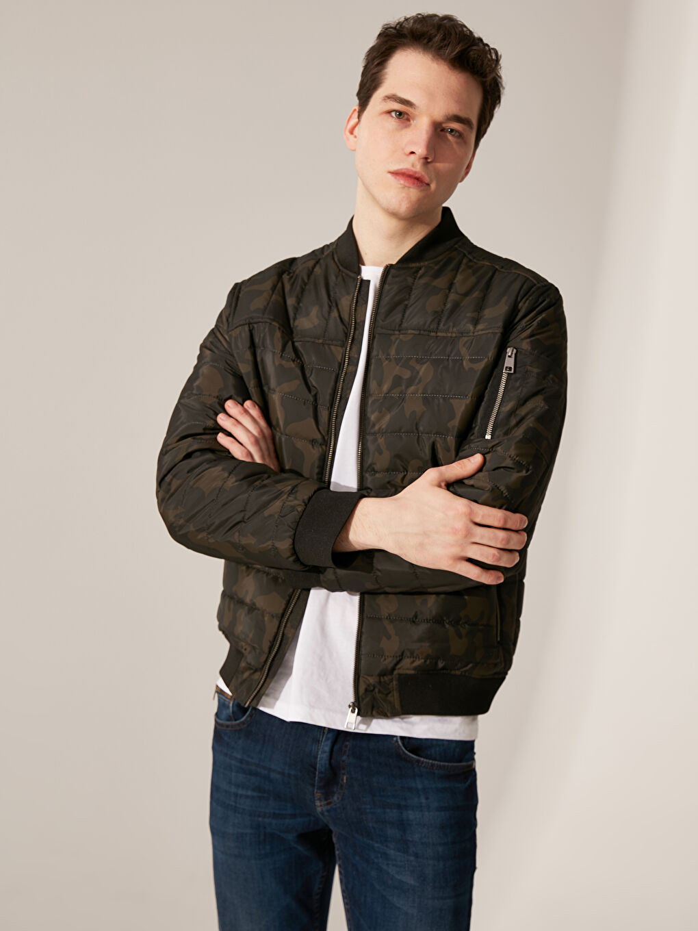LCW Casual Muška jakna sa uspravnom kragnom od perja -0S1166Z8-LS6