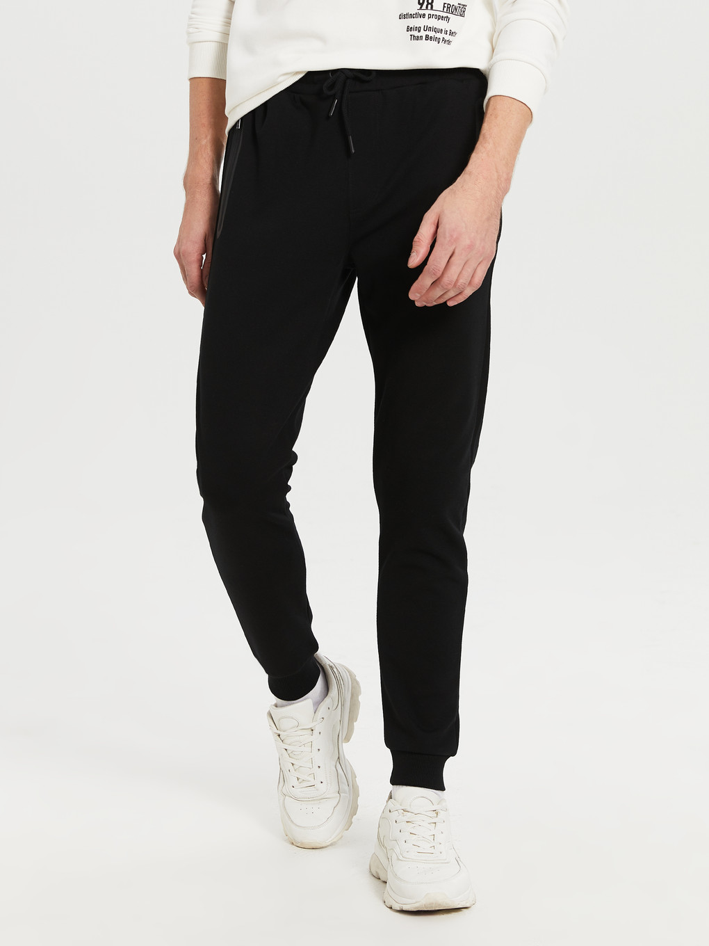 Siyah Slim Fit Erkek Jogger Eşofman Altı-2