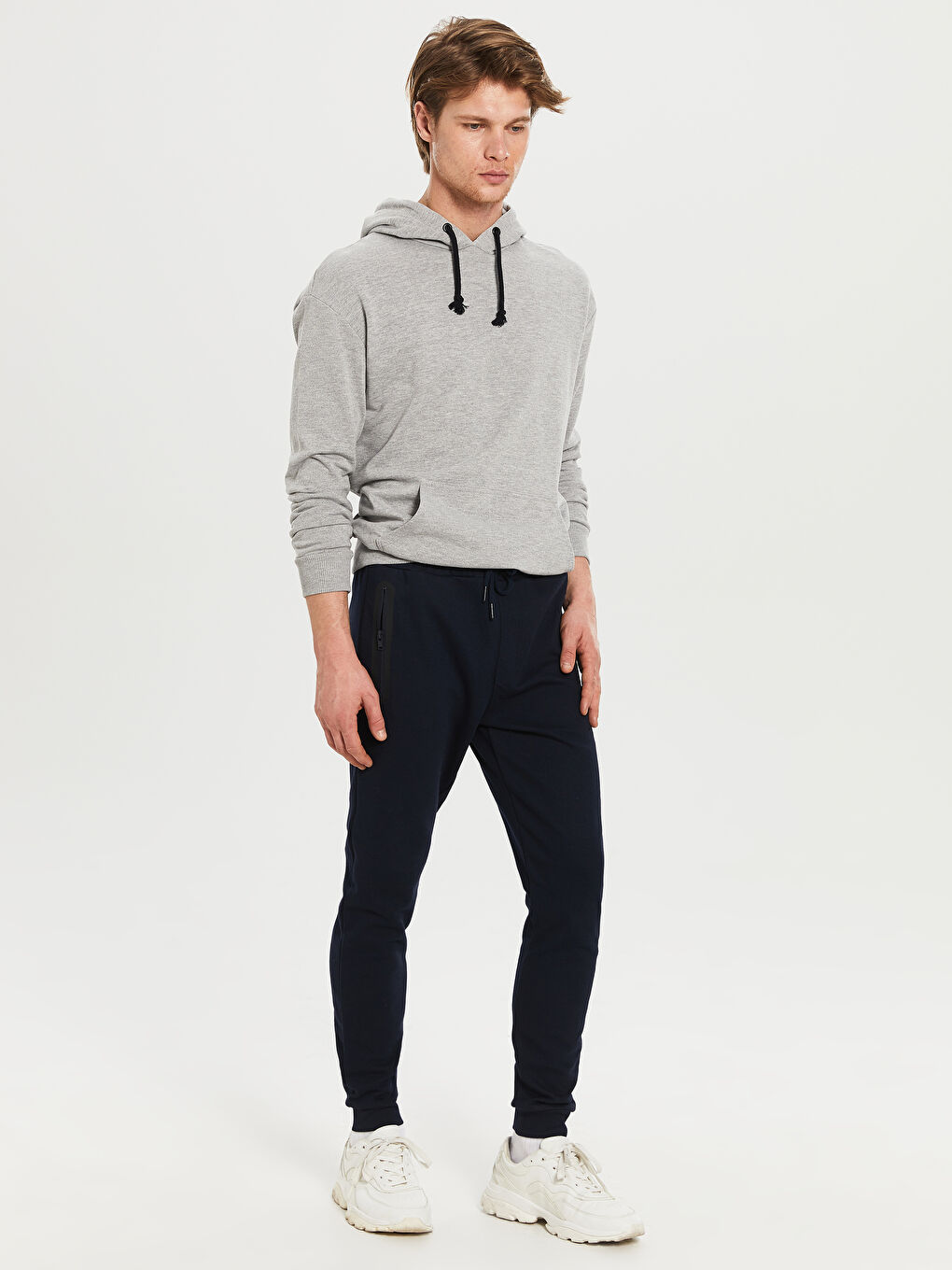 Lacivert Slim Fit Erkek Jogger Eşofman Altı