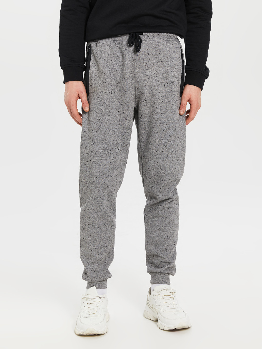 Gri Slim Fit Erkek Jogger Eşofman Altı-3