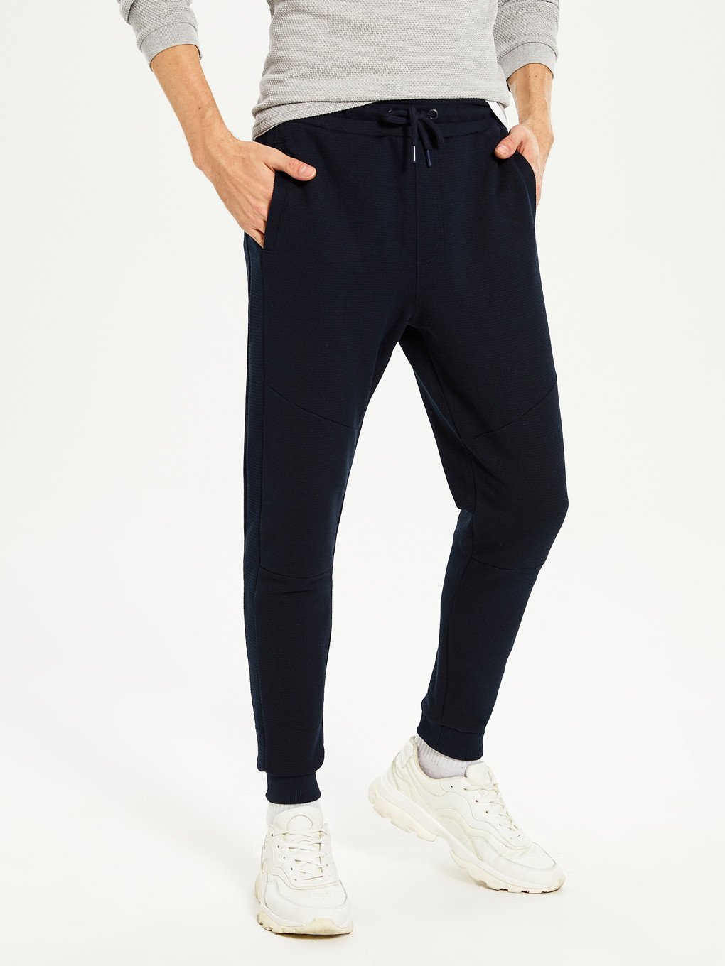 Lacivert Slim Fit Erkek Jogger Eşofman Altı-2