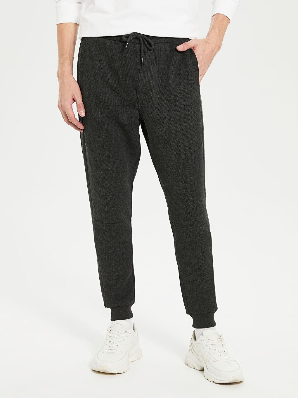 Antrasit Slim Fit Erkek Jogger Eşofman Altı-3