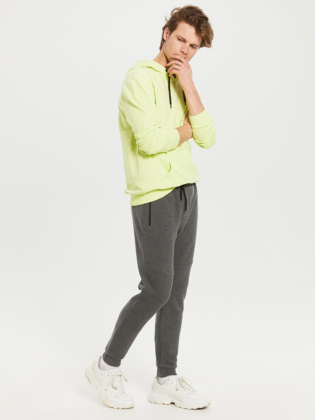 Antrasit Slim Fit Erkek Jogger Eşofman Altı