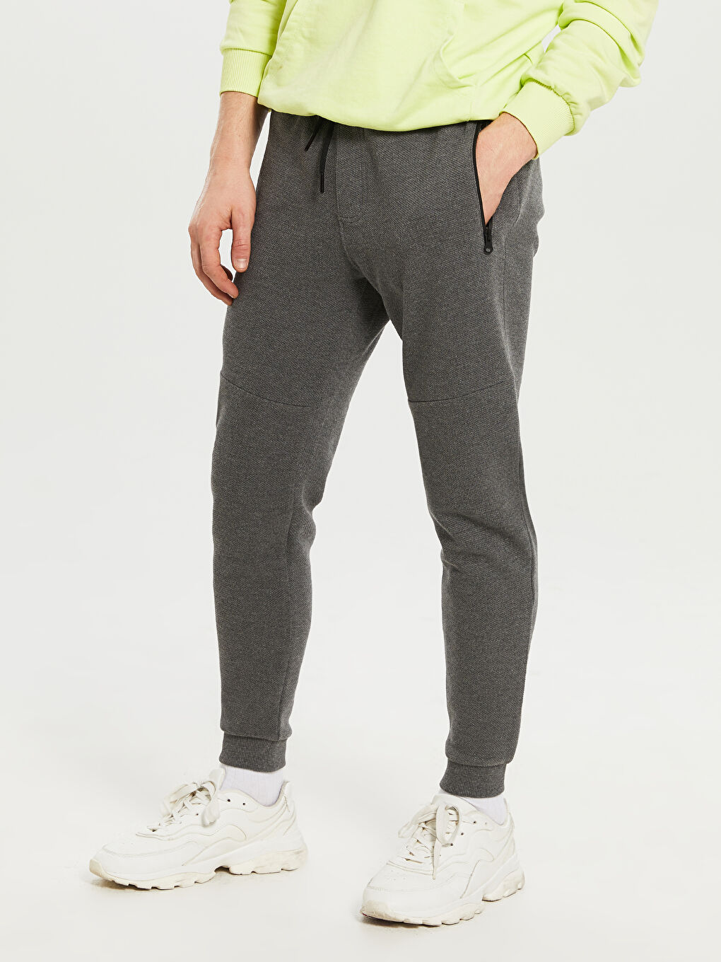 Antrasit Slim Fit Erkek Jogger Eşofman Altı-2