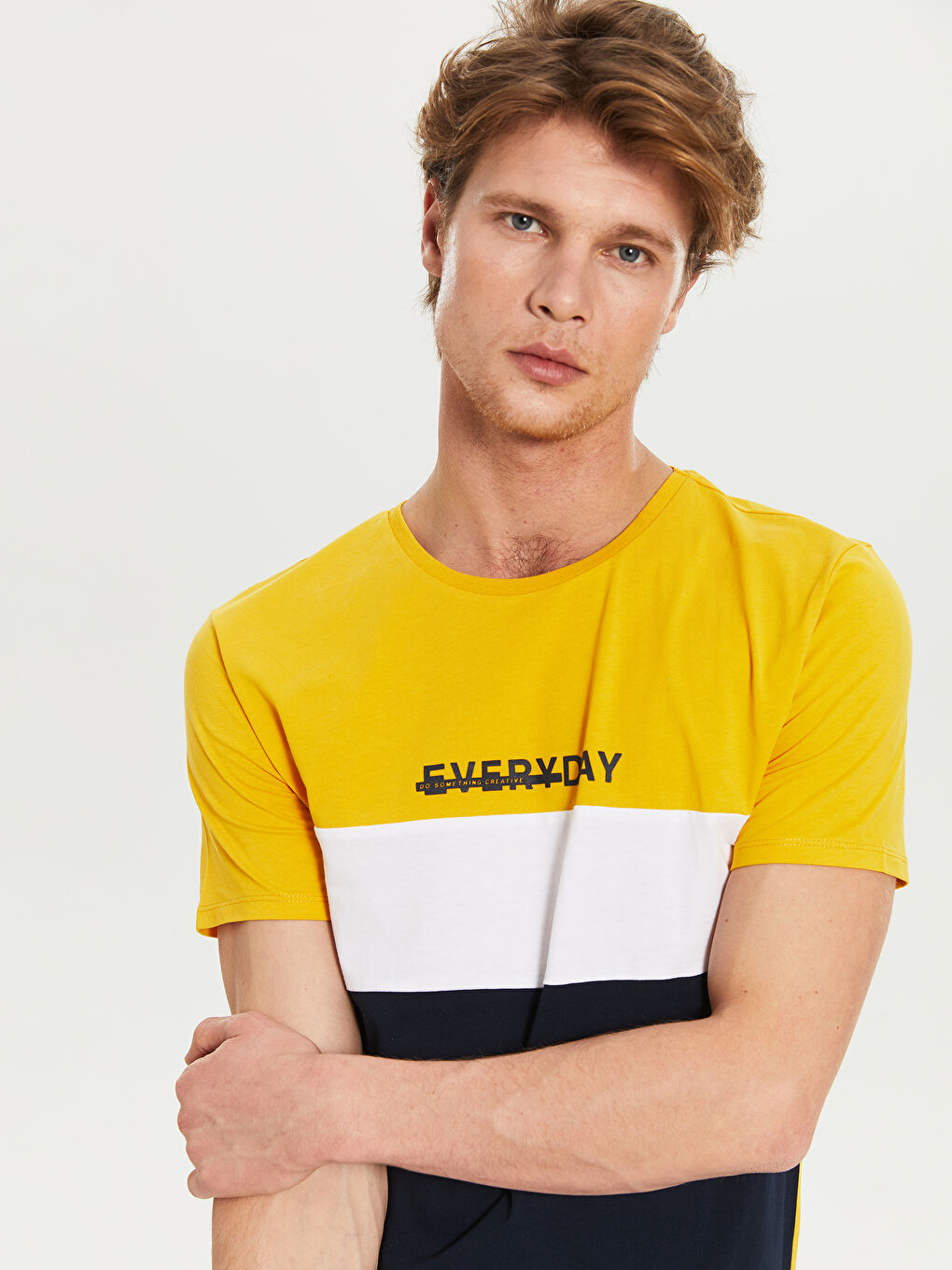 Crew Neck Jersey Men's T-Shirt-3