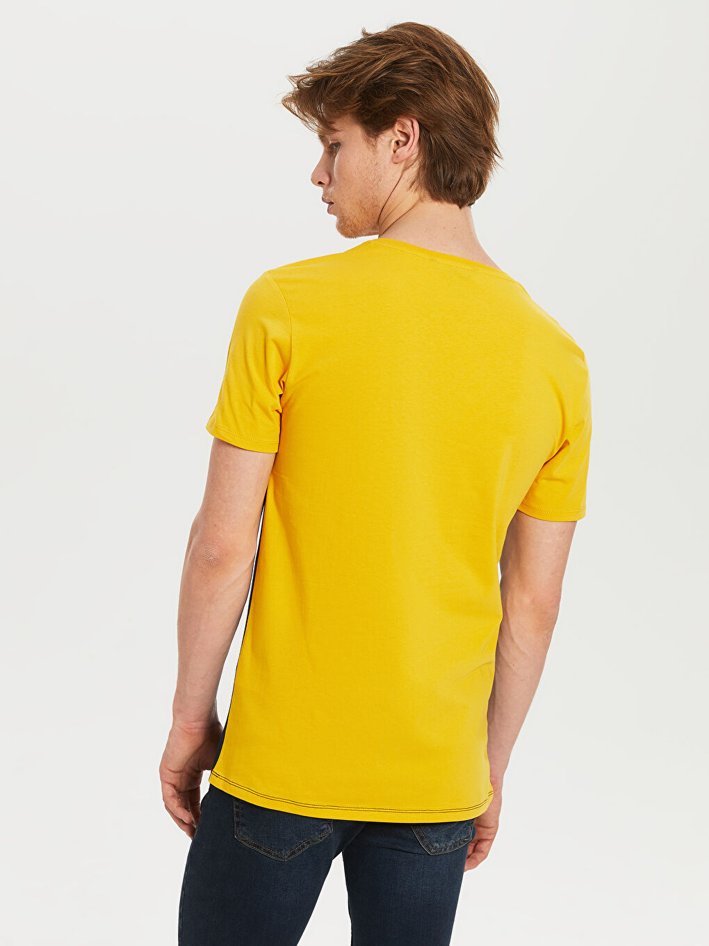 Crew Neck Jersey Men's T-Shirt-4
