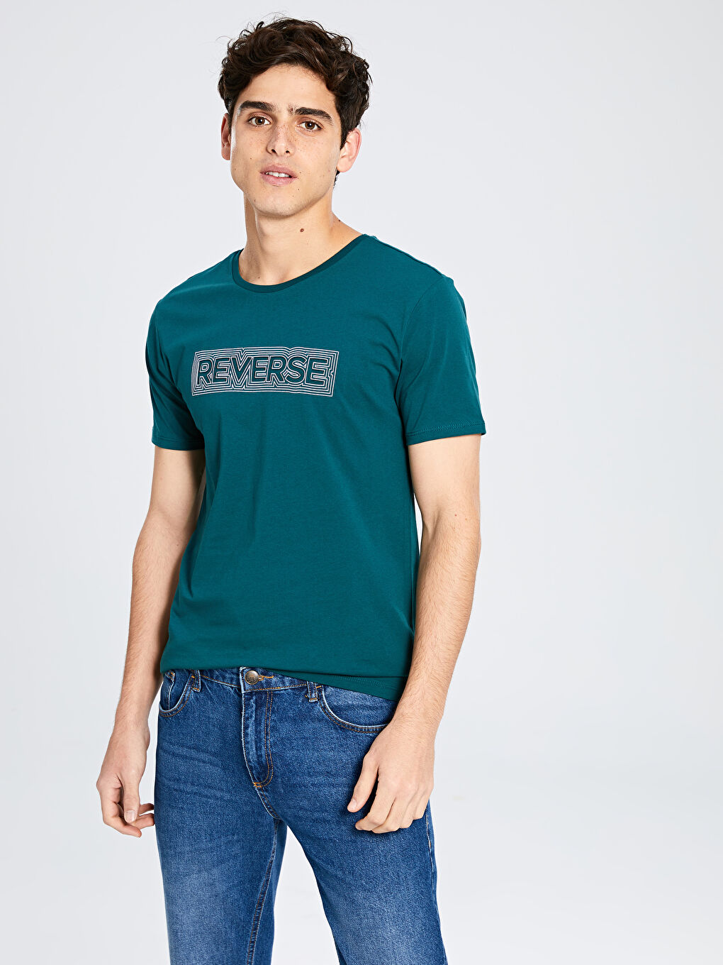 تي شيرت اخضر رجال