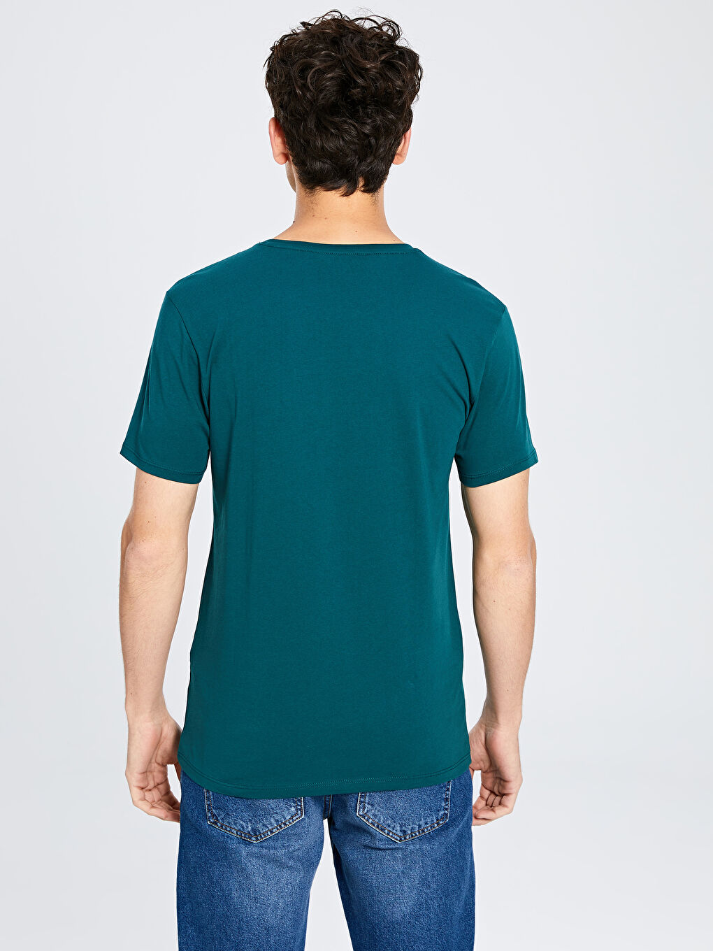 تي شيرت اخضر رجال-3