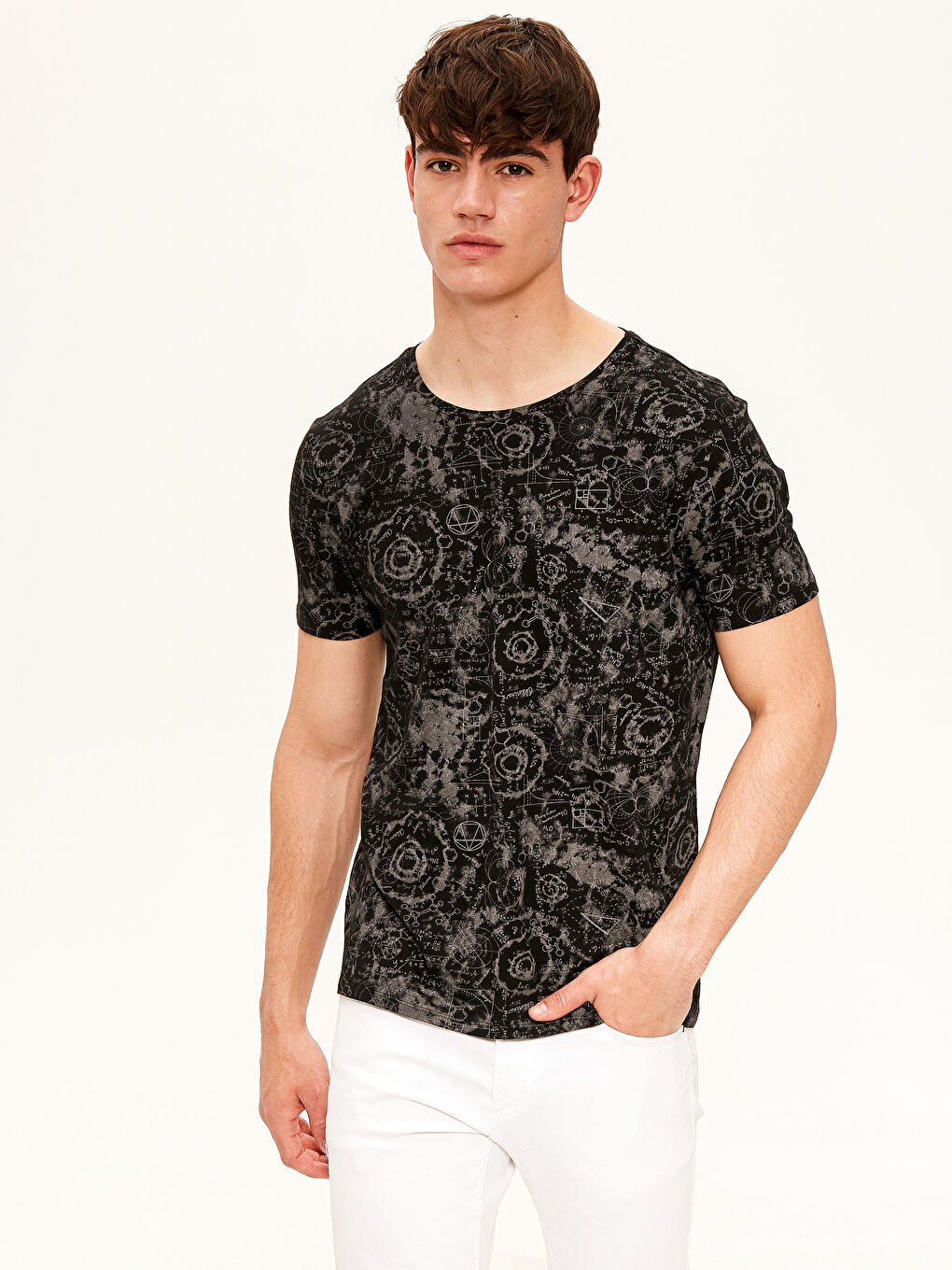 Short Sleeve Combed Cotton Men's T-Shirt
