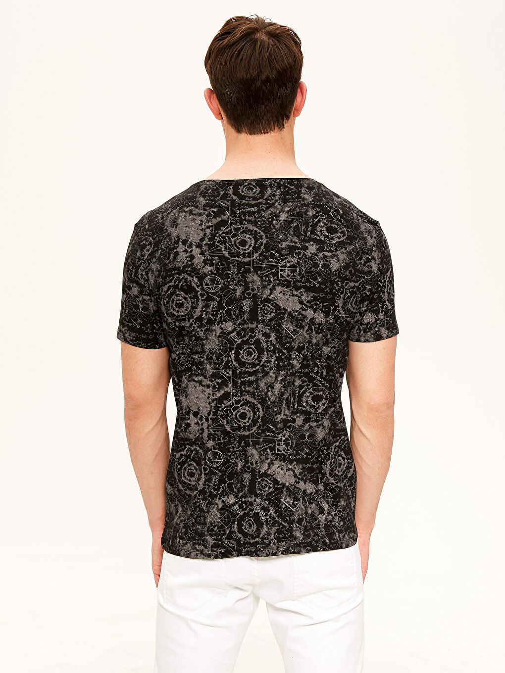 Short Sleeve Combed Cotton Men's T-Shirt-2