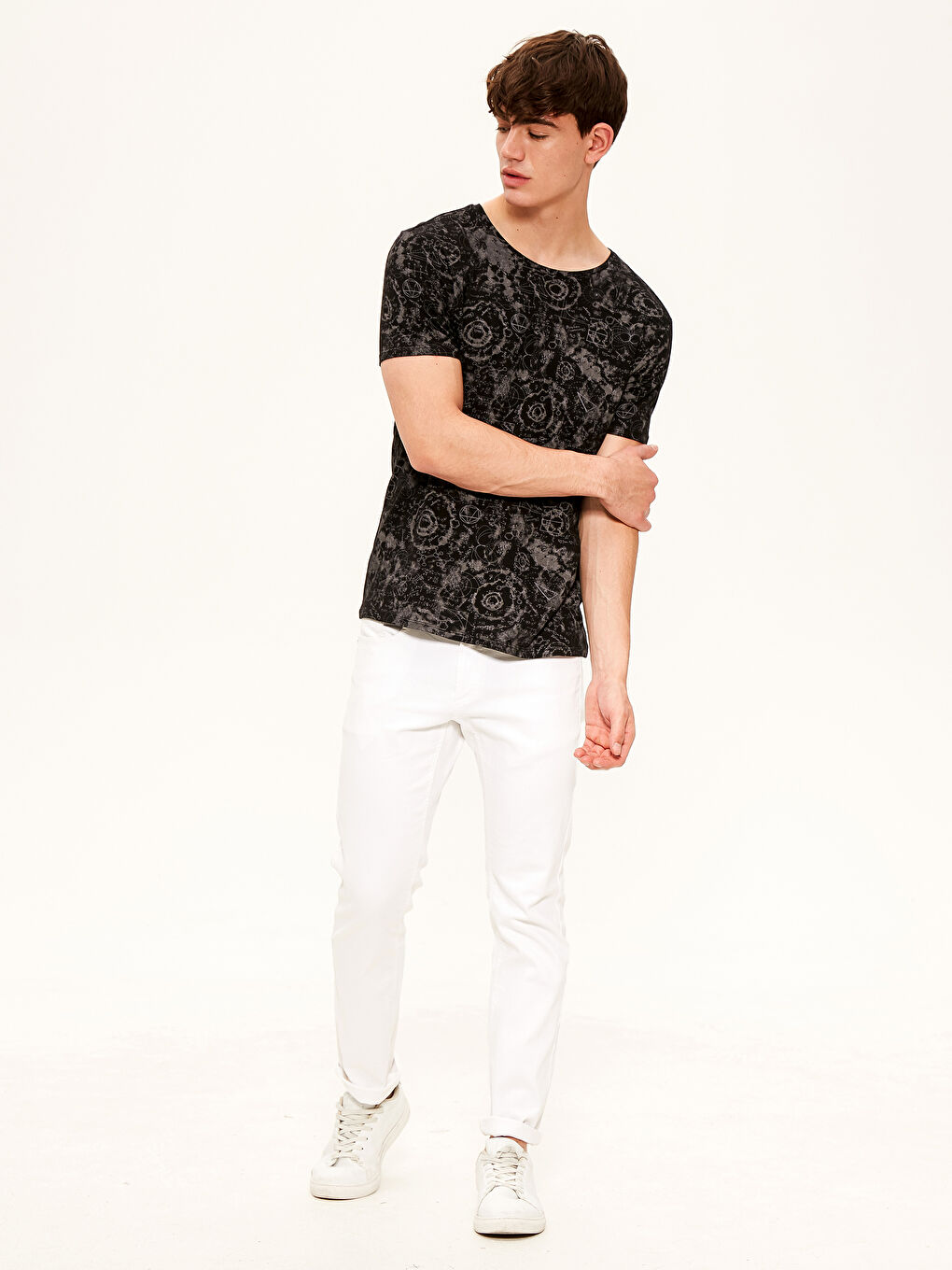 XSIDE Short Sleeve Combed Cotton Men's T-Shirt -0S1251Z8-CVL