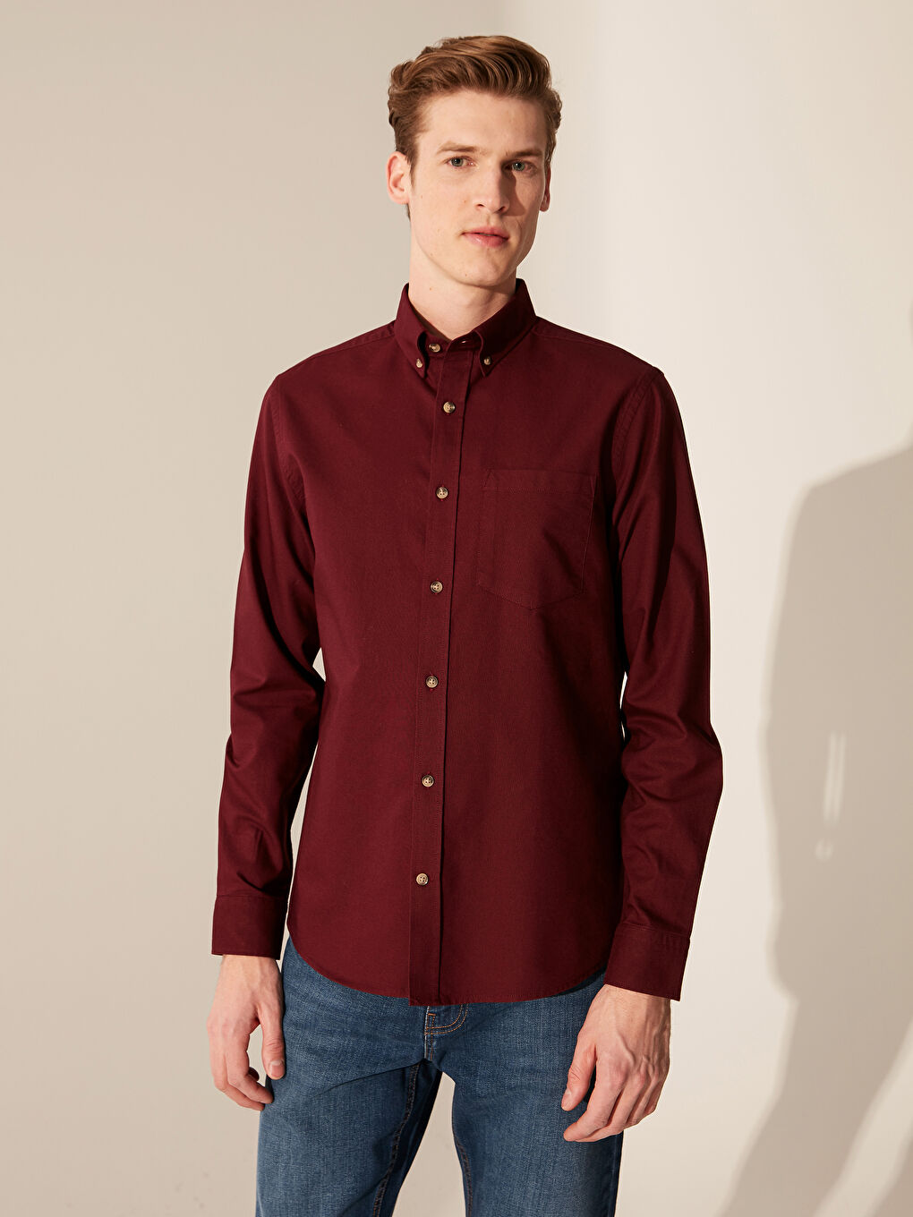 Man BORDEAUX Shirt