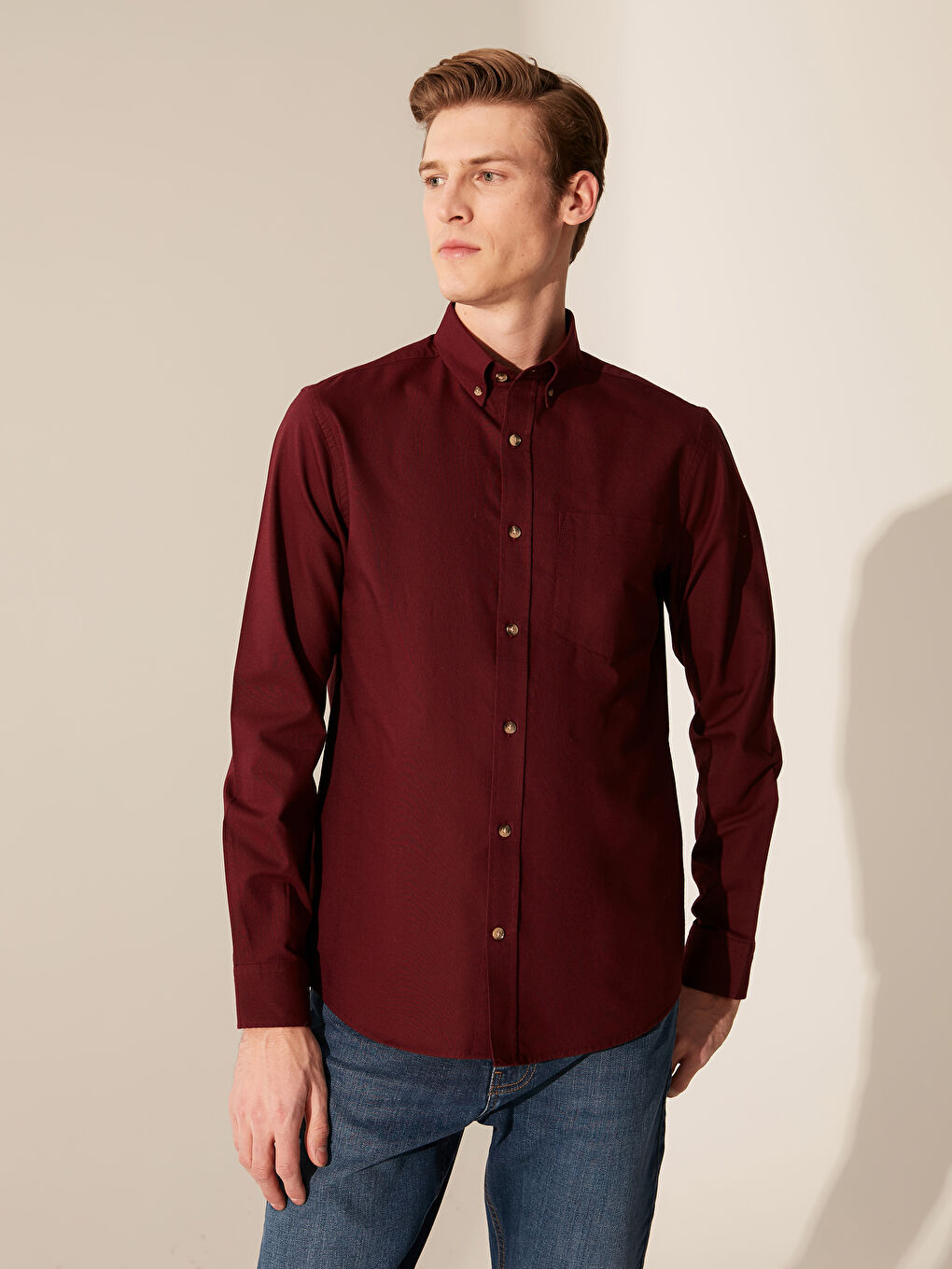 Man BORDEAUX Shirt-1