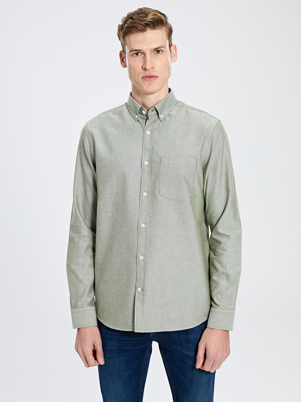 Chemise Vert Homme