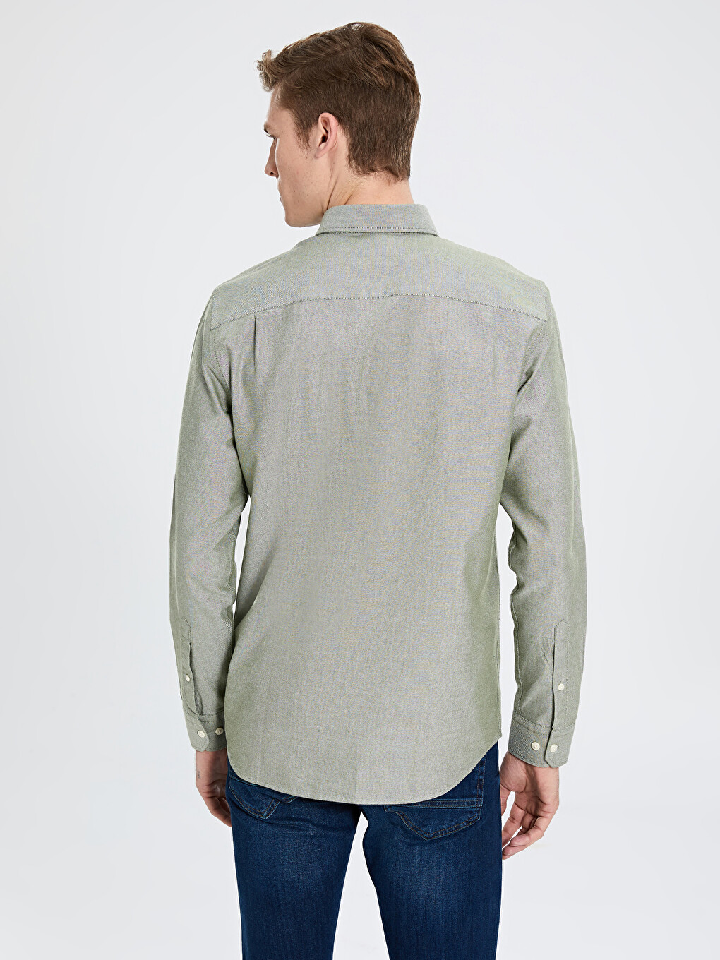 Chemise Vert Homme-3
