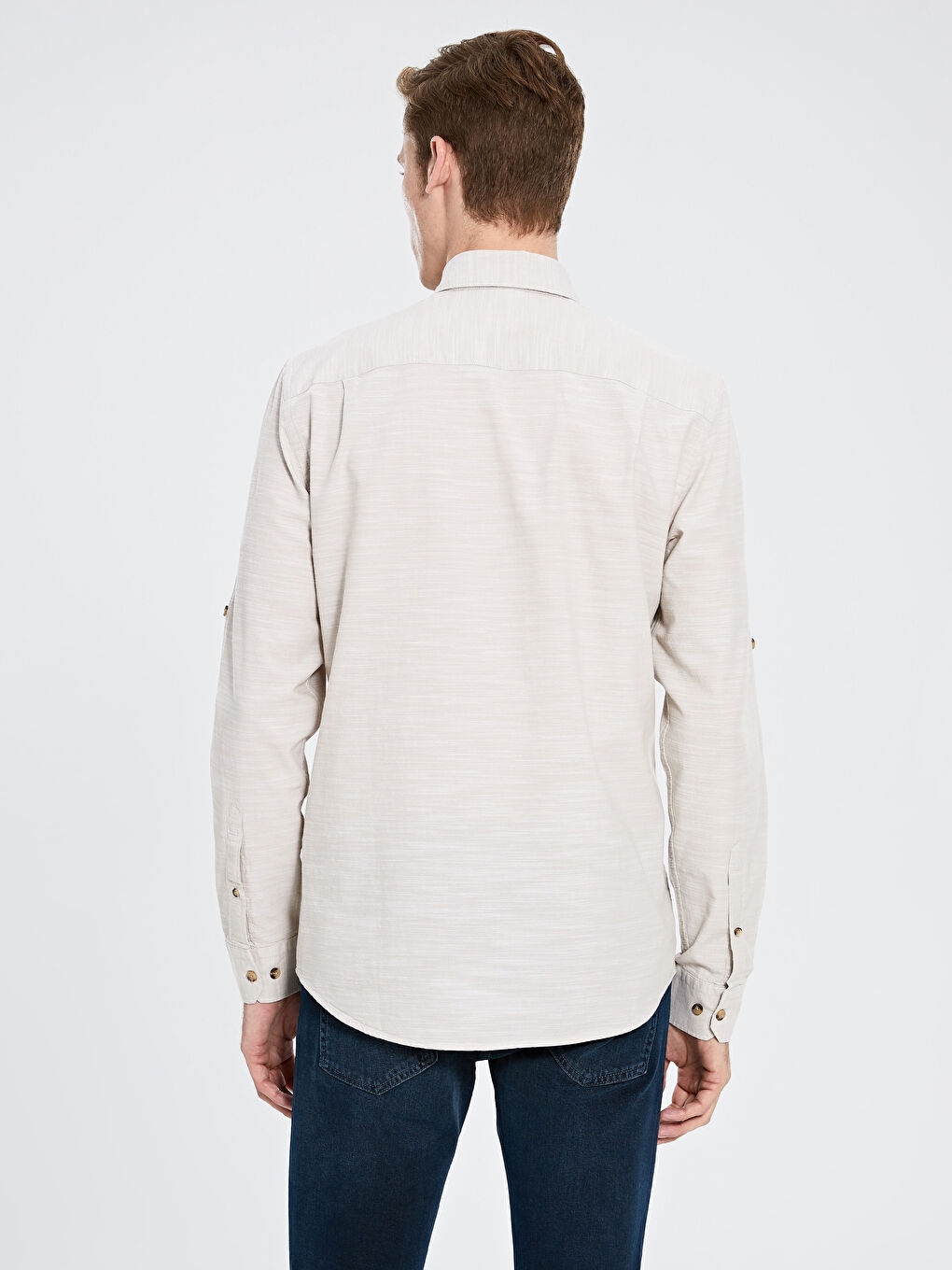 Chemise BEIGE Homme-3