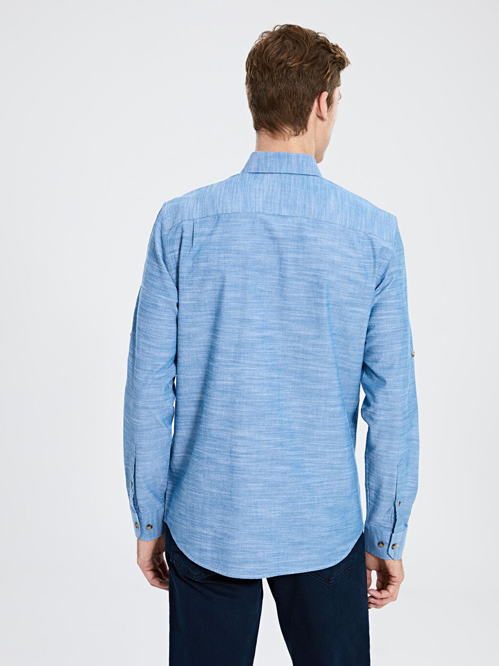 Açık Petrol Gömlek-3