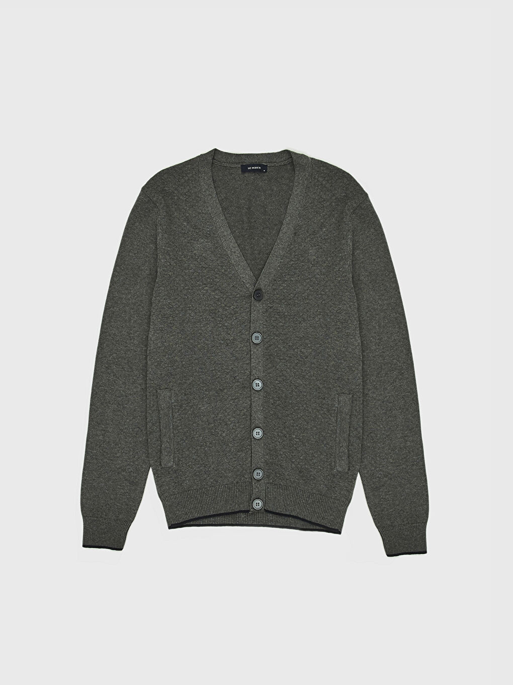 Man GREY Cardigan-1