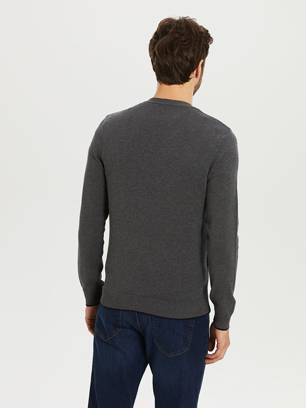 Man GREY Cardigan-3