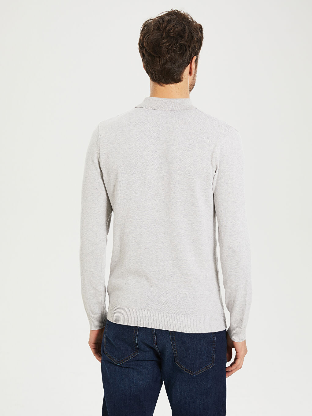 Bej Uzun Kollu Erkek Kazak-2