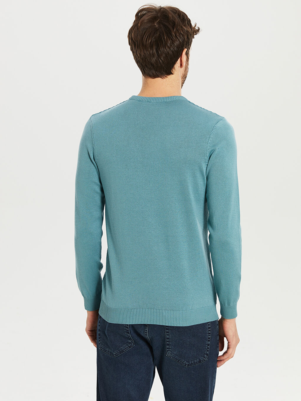 Long Sleeve Men's Sweater-2