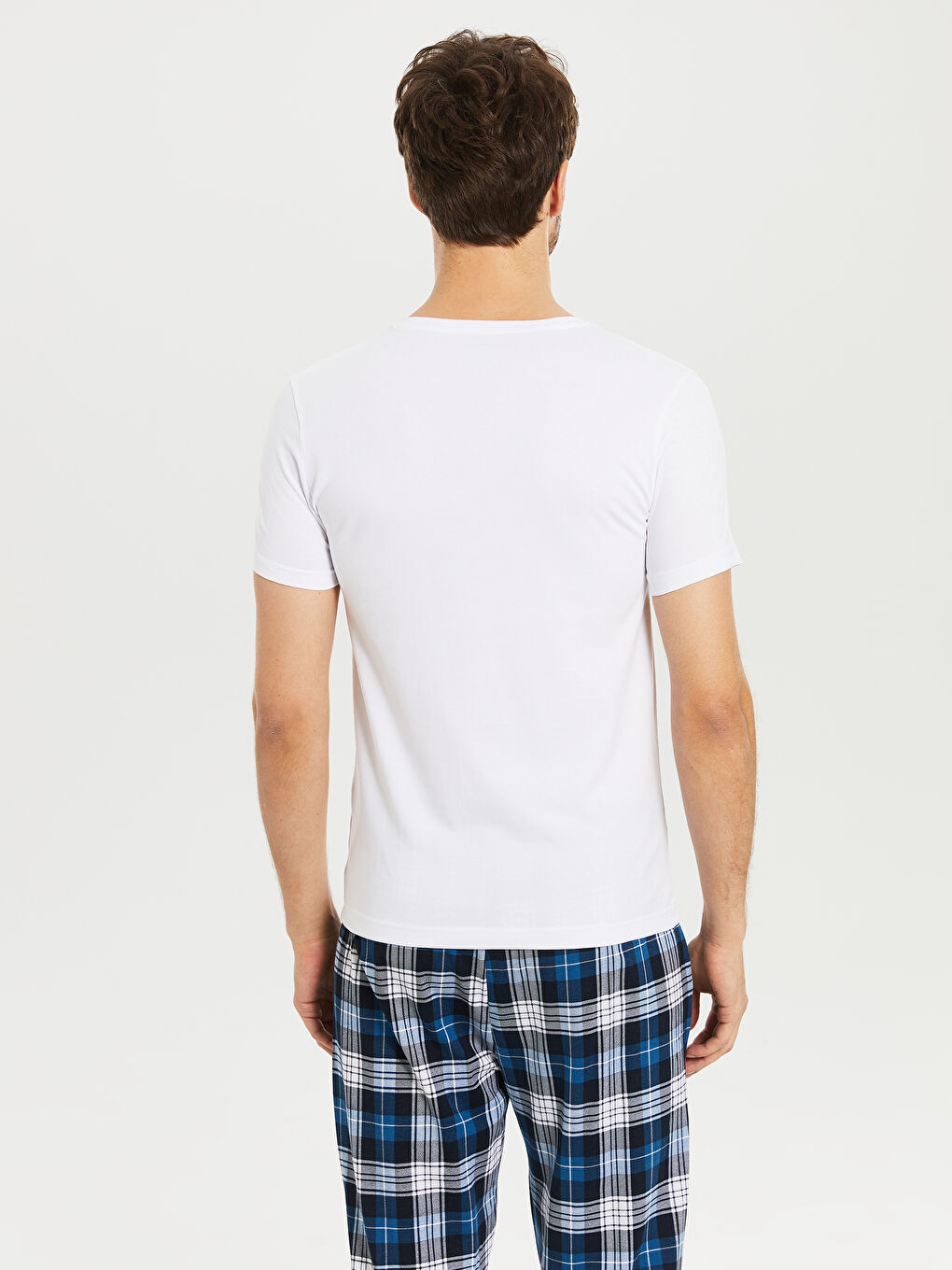 Beyaz Penye Erkek Atlet-3