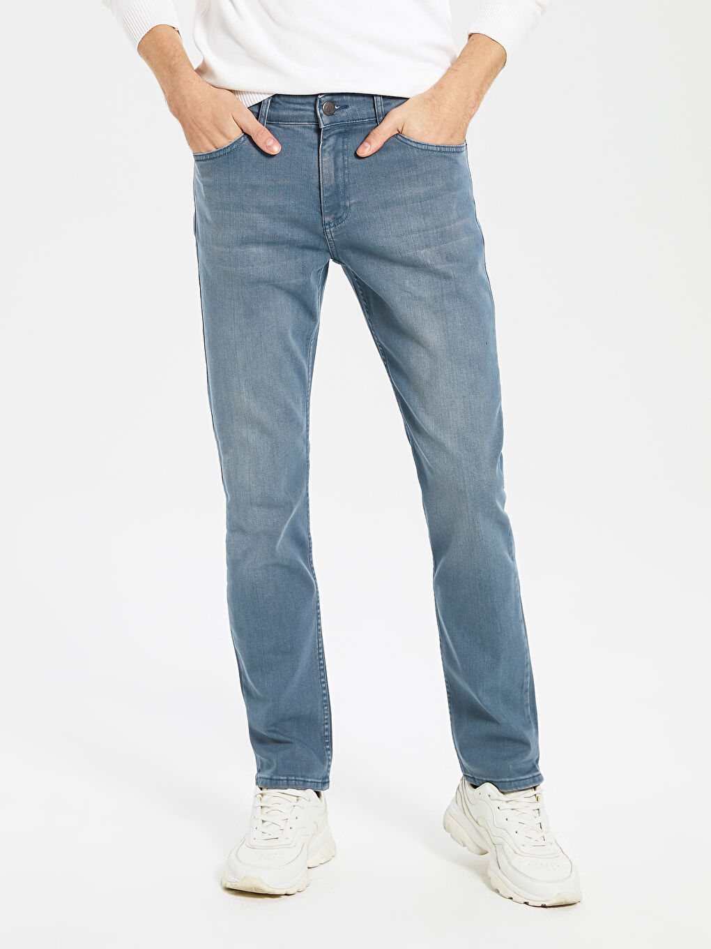 Gri 779 Regular Fit Erkek Jean Pantolon-2