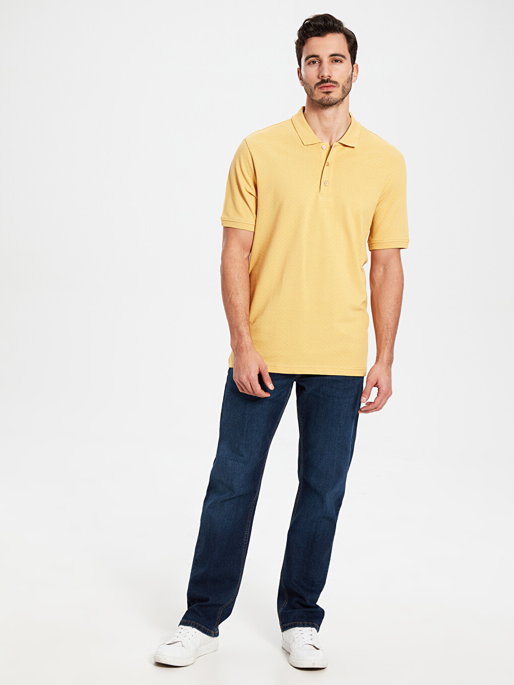 T-shirt Jaune Homme-3
