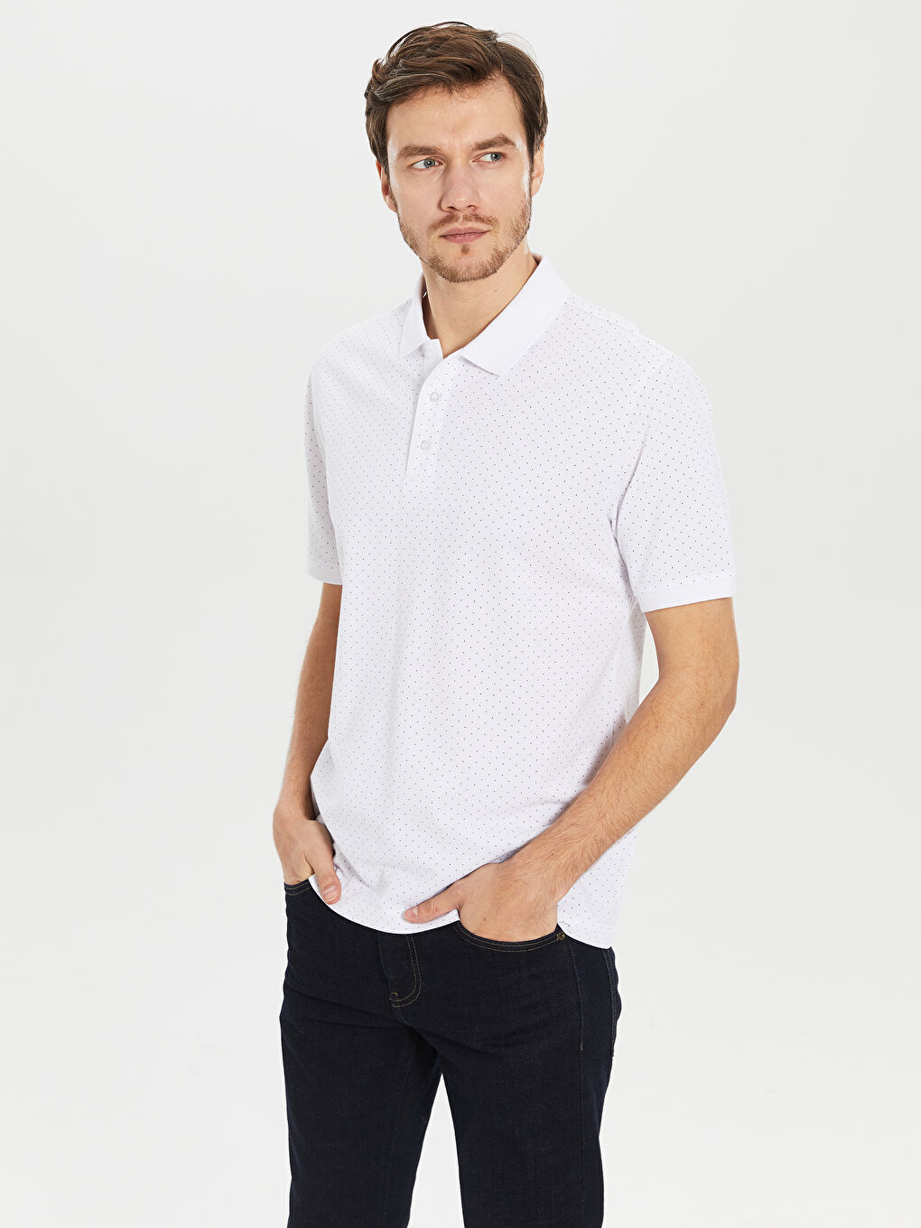 Футболка Поло з коротким рукавом з піке для чоловіків-2