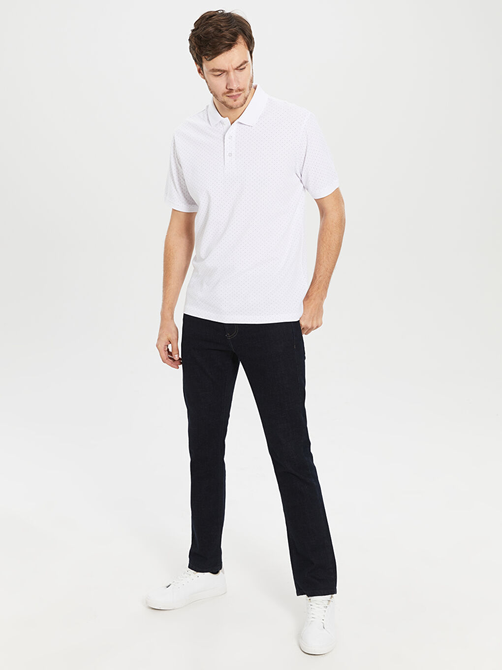 Футболка Поло з коротким рукавом з піке для чоловіків-4