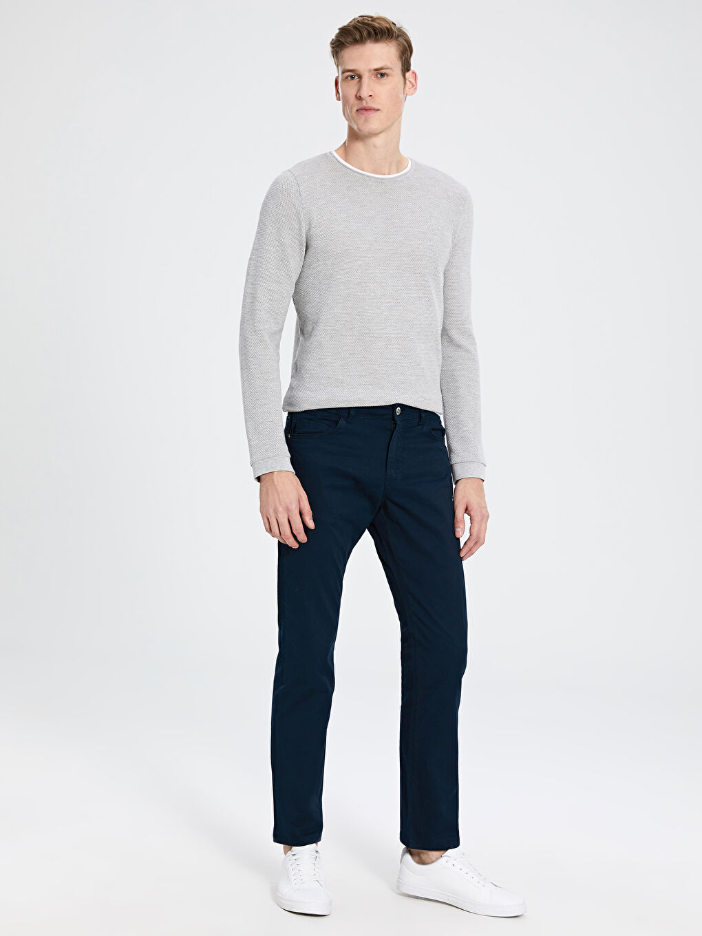 LCWAIKIKI Classic Normal Fit Gabardine Chino Trousers -0S1742Z8-KN7