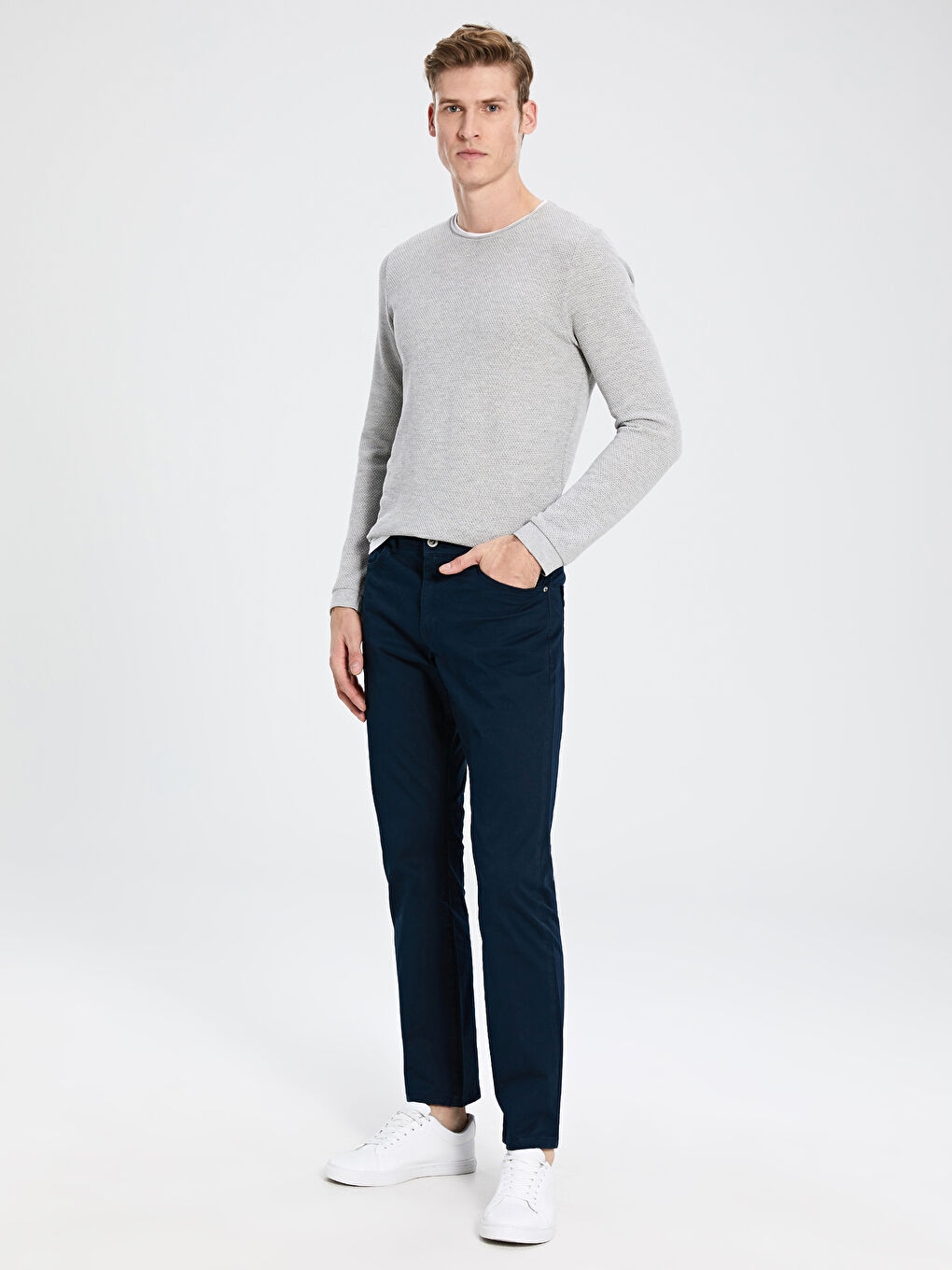 LCWAIKIKI Classic Normal Fit Gabardine Chino Trousers -0S1742Z8-KN7