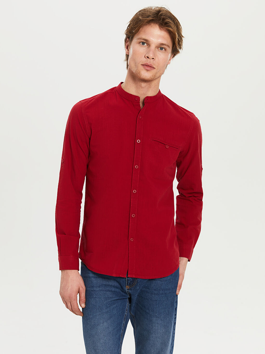 XSIDE Man RED Shirt -0S1765Z8-CRT