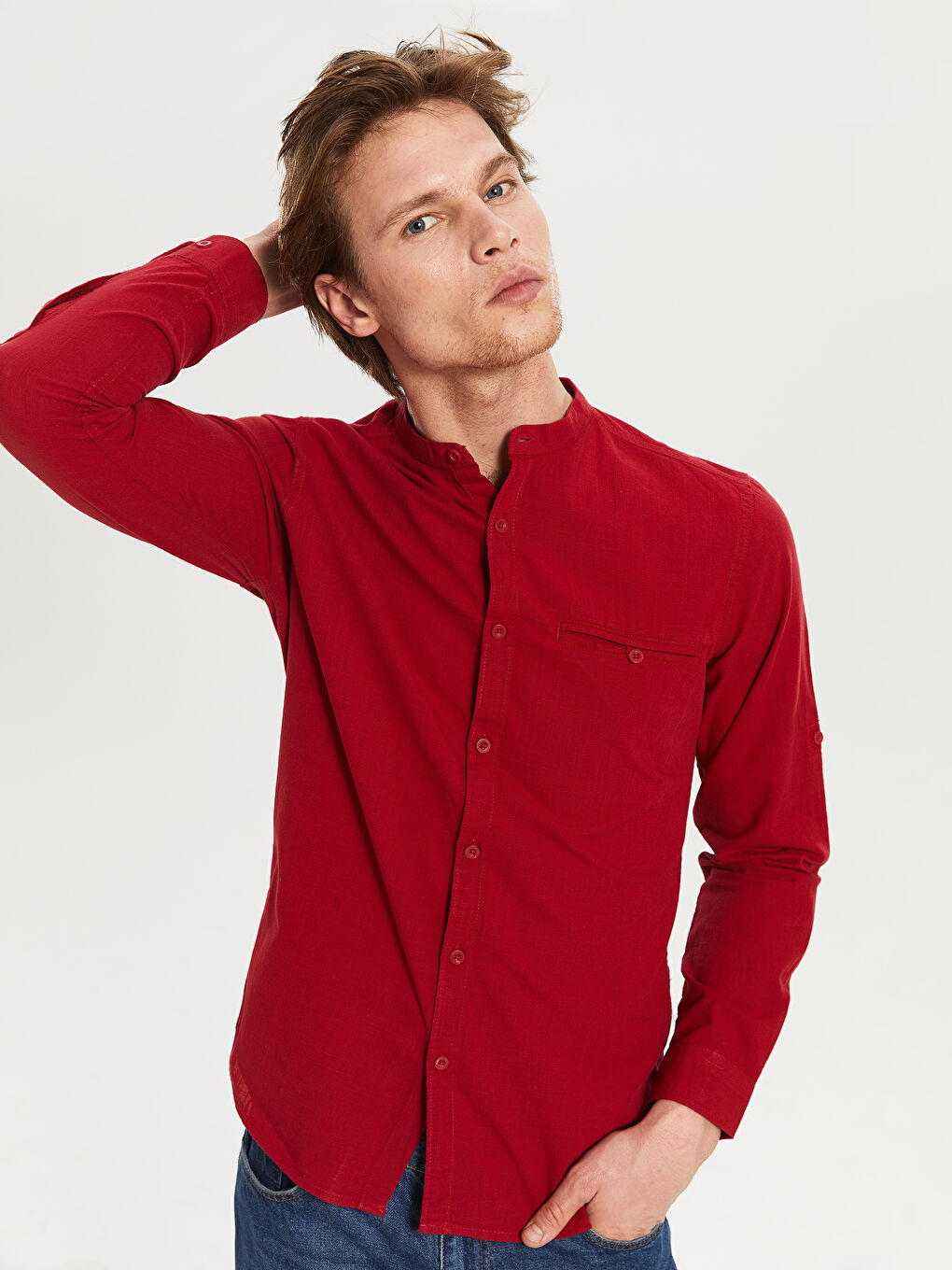 XSIDE Man RED Shirt -0S1765Z8-CRT