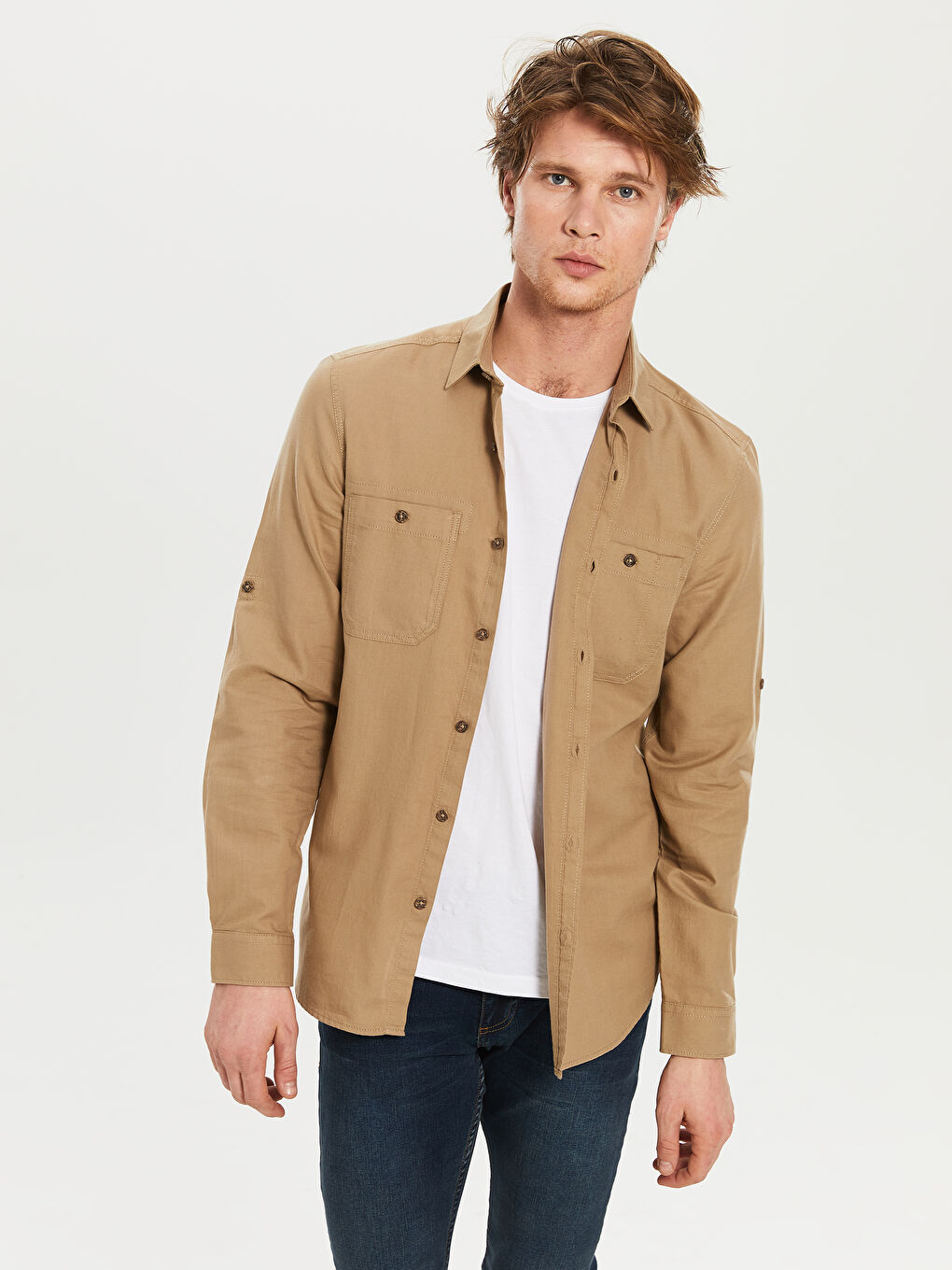 ŽUTA Košulja Muškarac-2