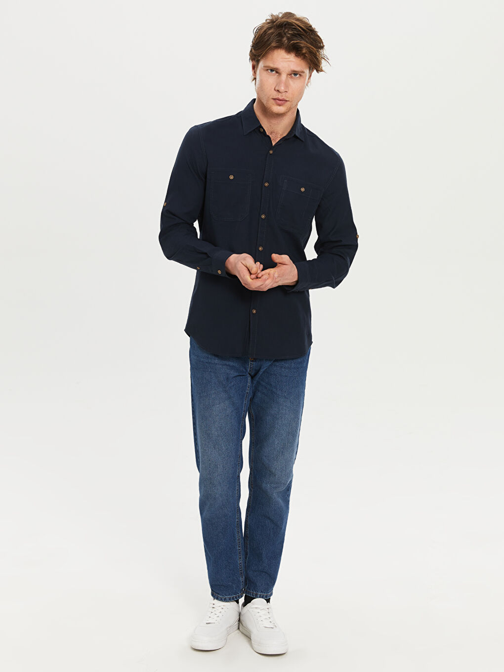 Man INDIGO Shirt-3