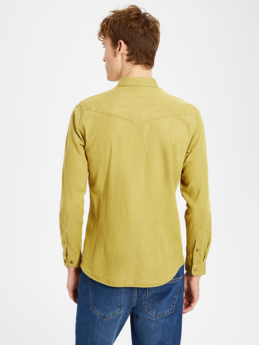 Hardal Sarı Gömlek-3