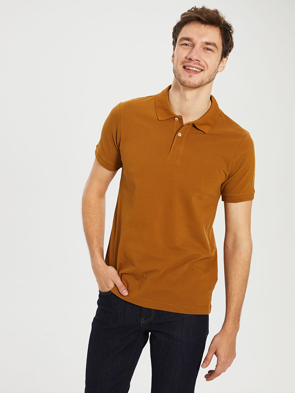 Açık Kahverengi Tişört-1