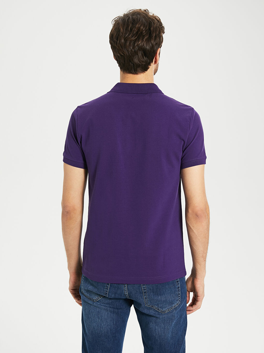 Мужчины Фиолетовый Футболка-2