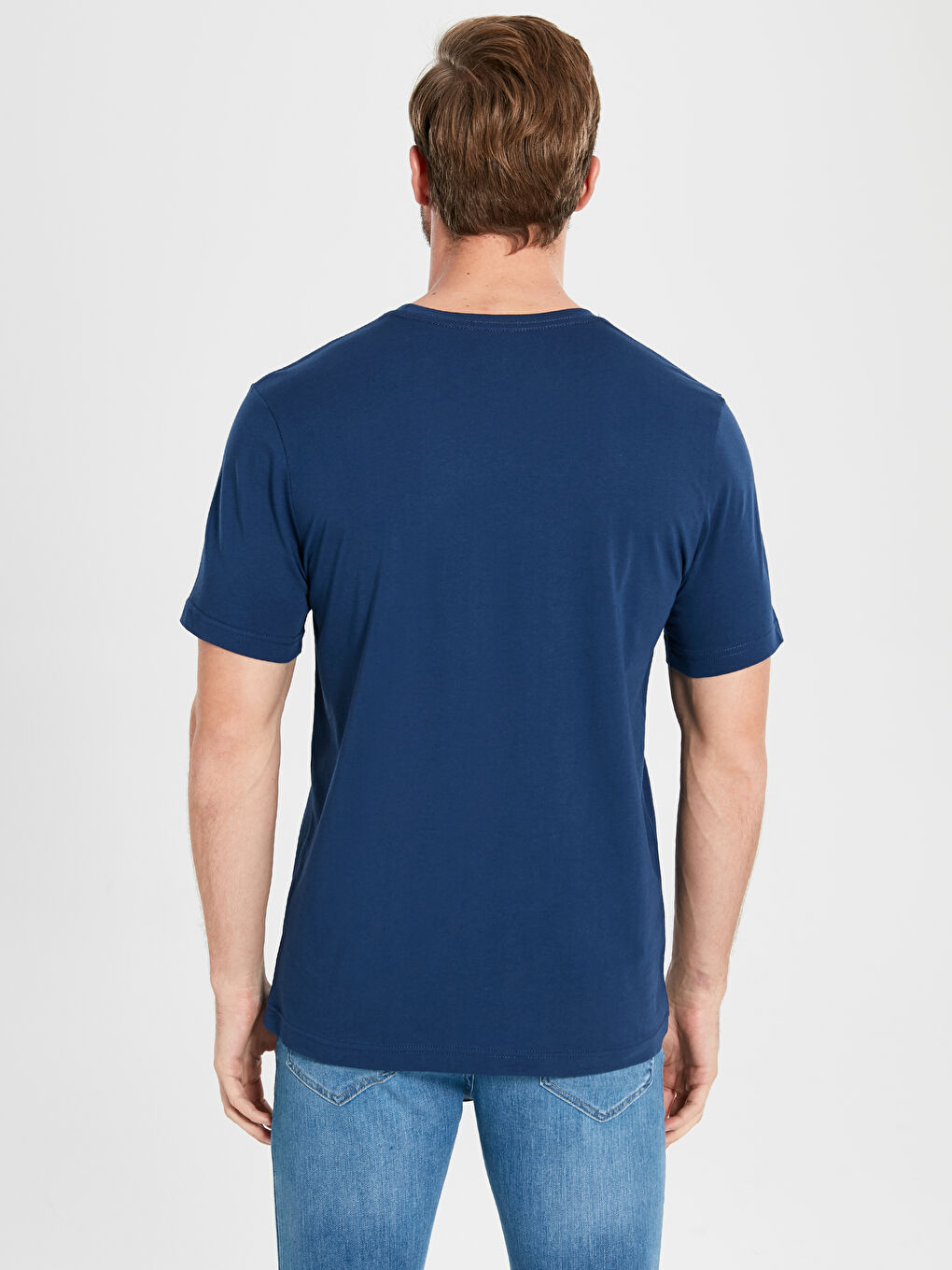 تيشيرت أساسي برقبة دائرية من قطن ممشط-2