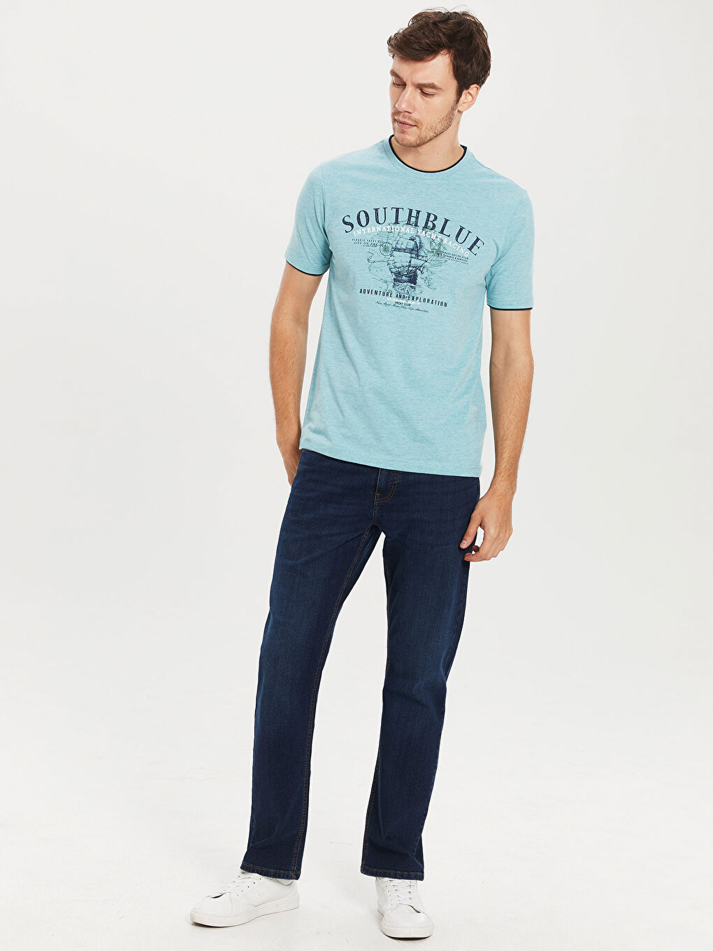 Short Sleeve Combed Cotton Men's T-Shirt-3