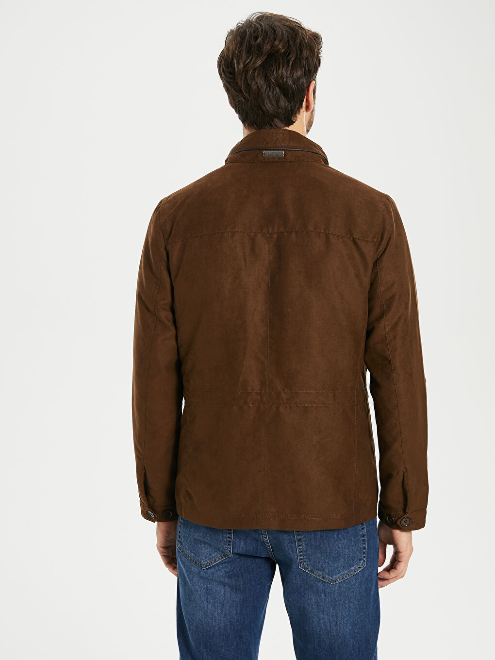 LCWAIKIKI Classic Man BROWN Faux Leather Coat -0S2013Z8-ECD