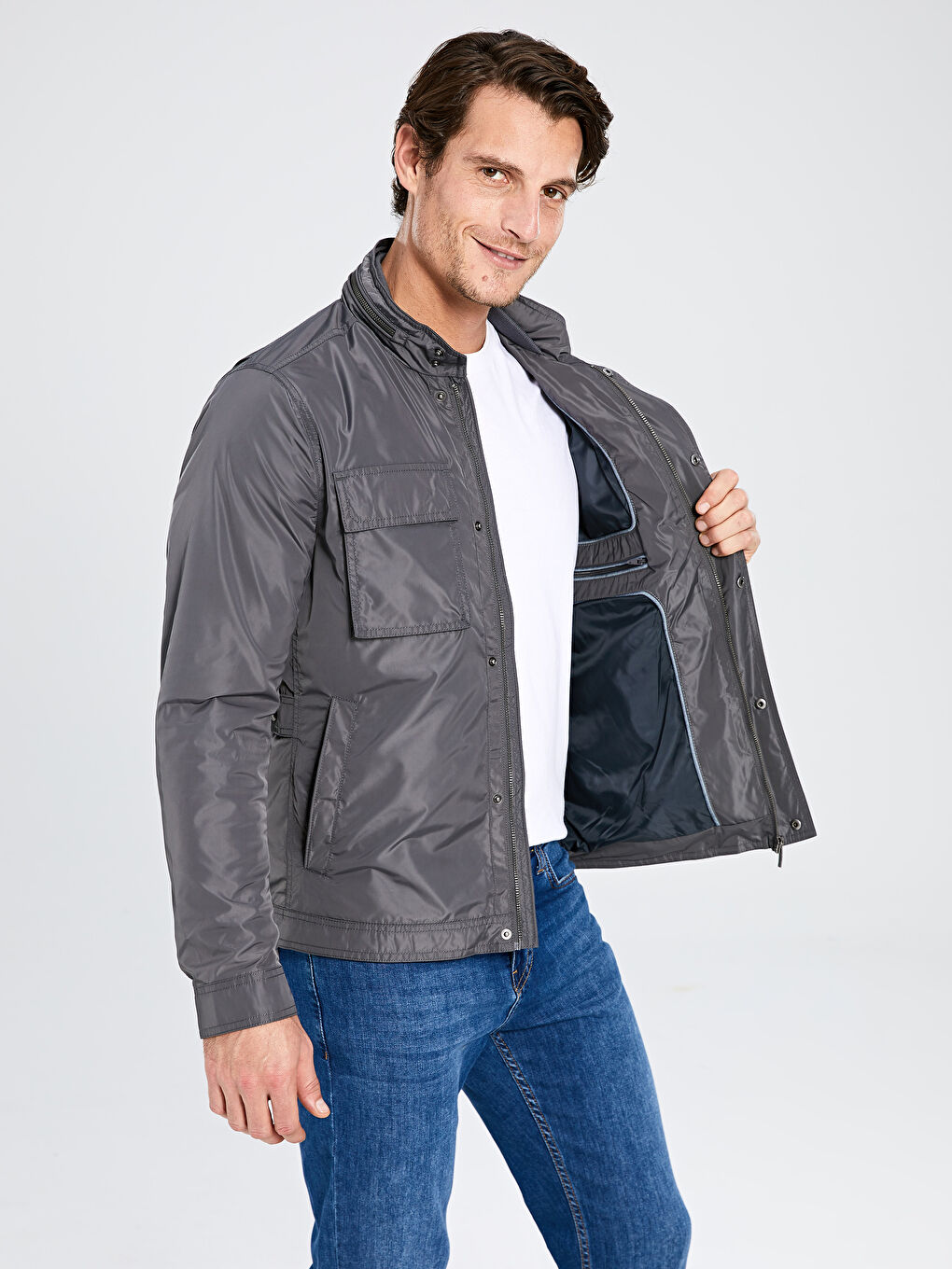 Geacă GRI Bărbat-3