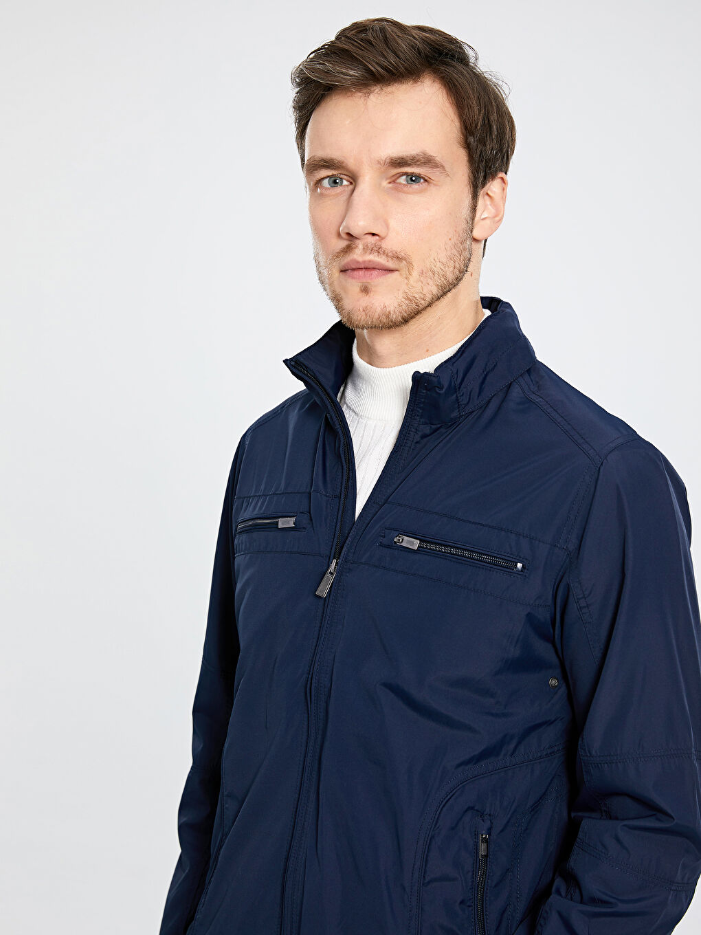 Man NAVY Coat-3
