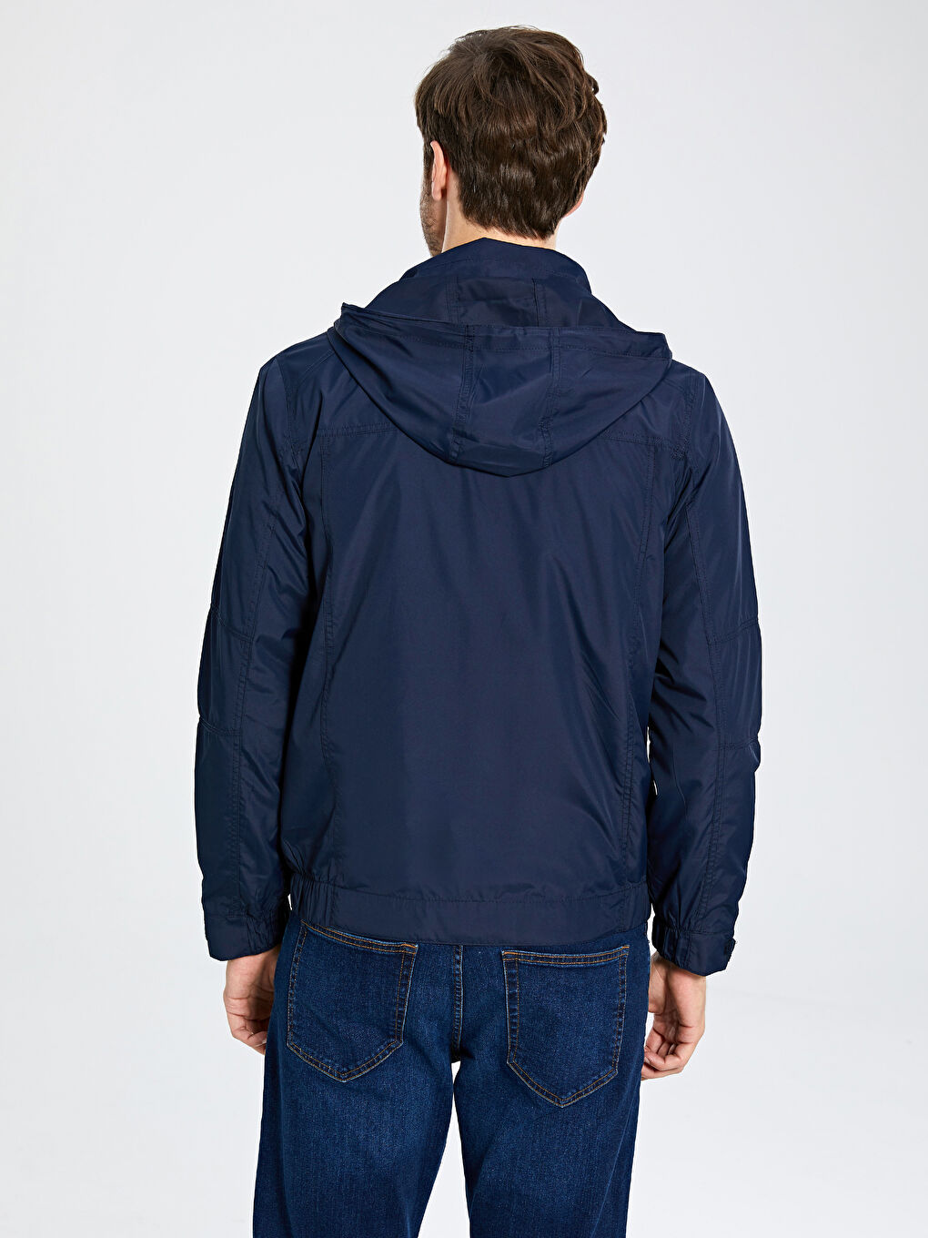 Man NAVY Coat-5