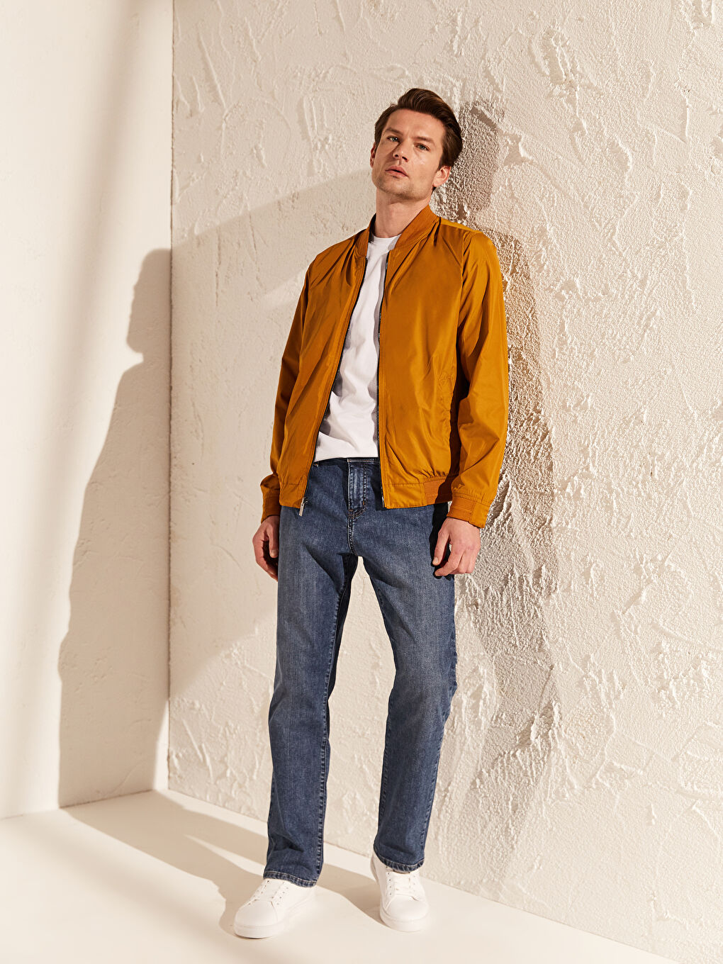 LCWAIKIKI Classic Mann KHAKI Mantel -0S2025Z8-CRR